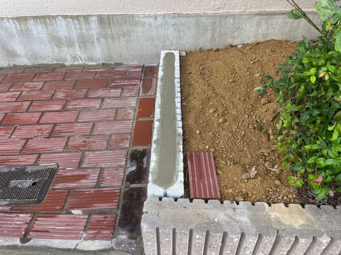 床タイル補修完了