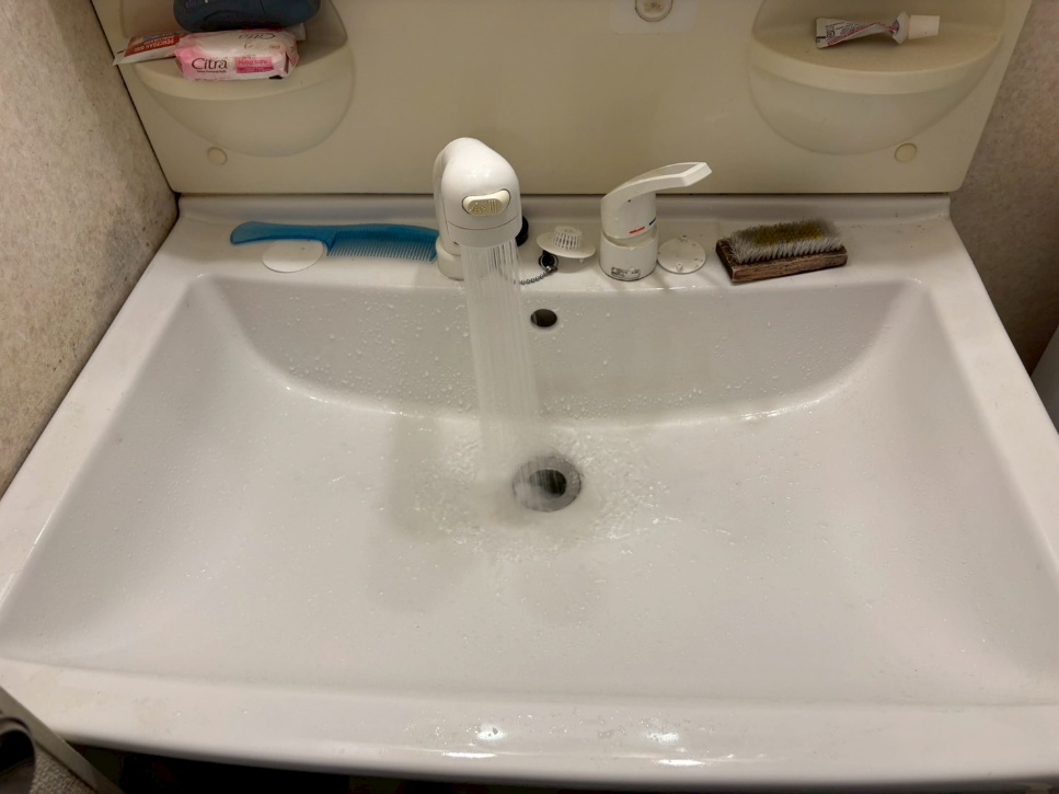 各水栓の給水テスト