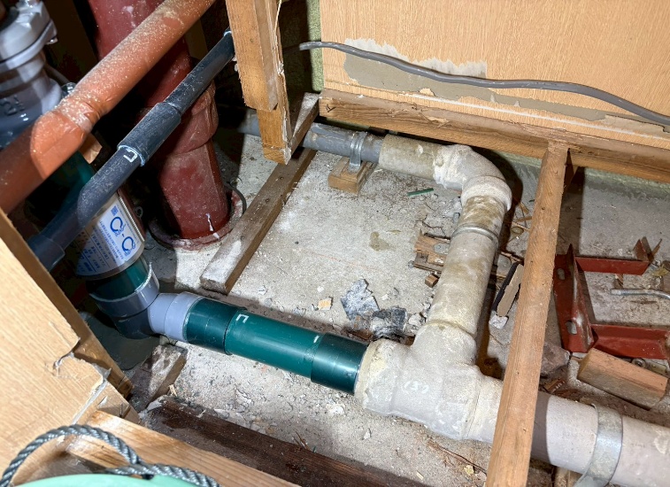 マンション排水竪管改修工事