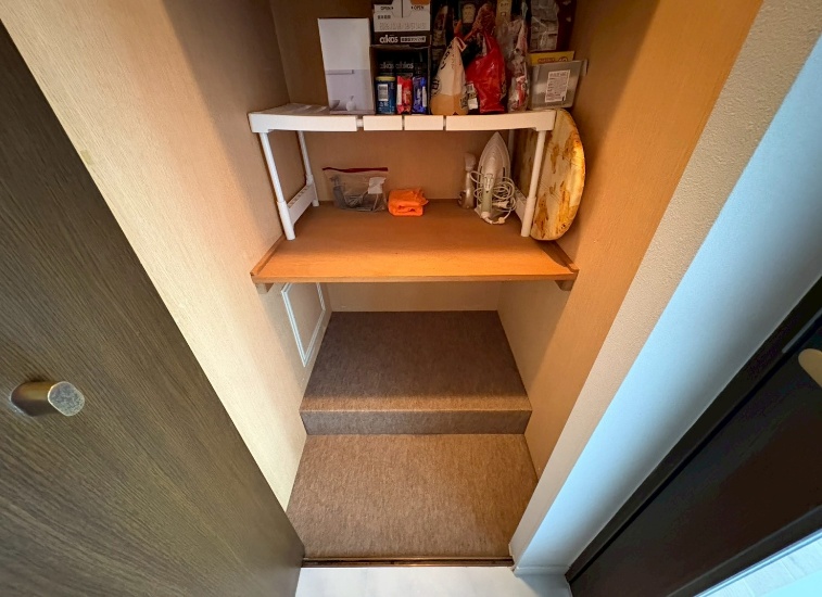 物入れの清掃・復旧後